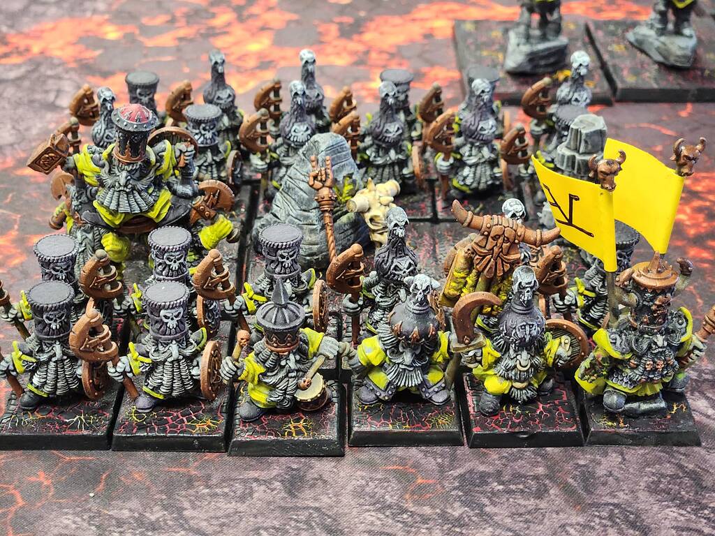 Chaos Dwarfs for old world - Chaos Dwarf Miniature Showcase