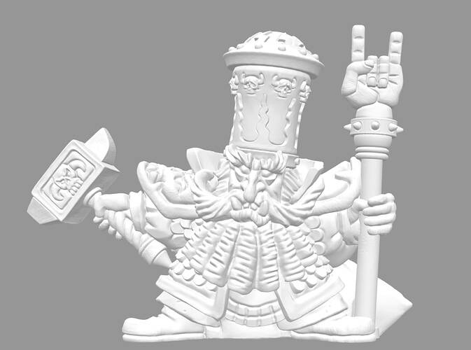 high priest on foot