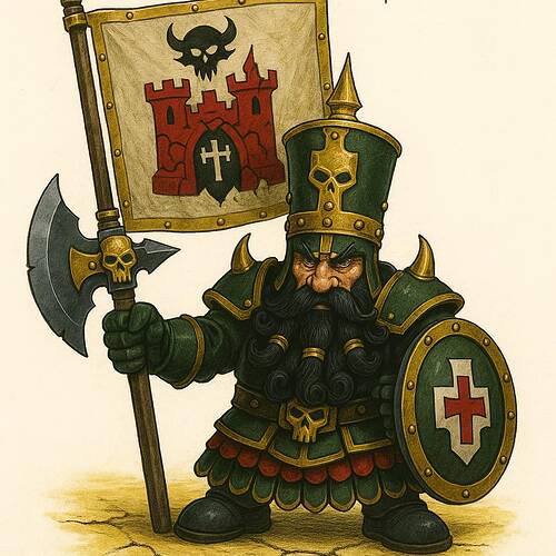 Chaoszwerg Standarte